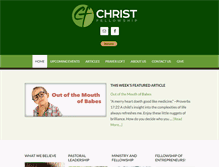 Tablet Screenshot of christfellowshipcc.org